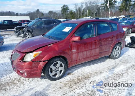 2005 Pontiac Vibe z USA, uszkodzony, nr VIN 5Y2SL63805Z464896